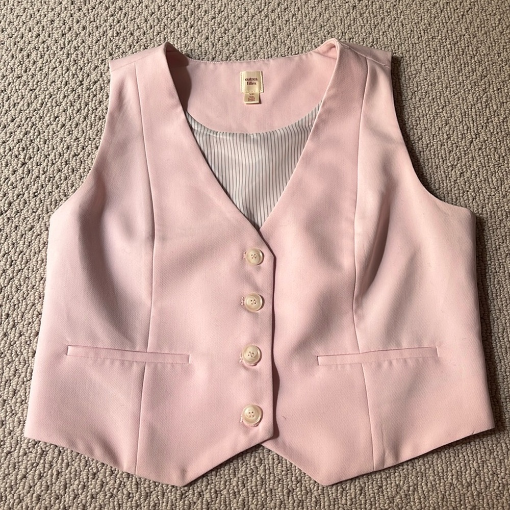 Pink Vest Tank Top